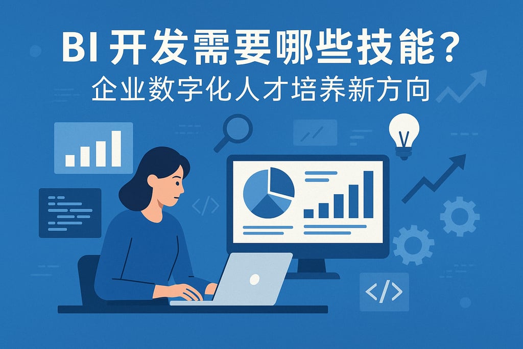 BI开发需要哪些技能？企业数字化人才培养新方向"